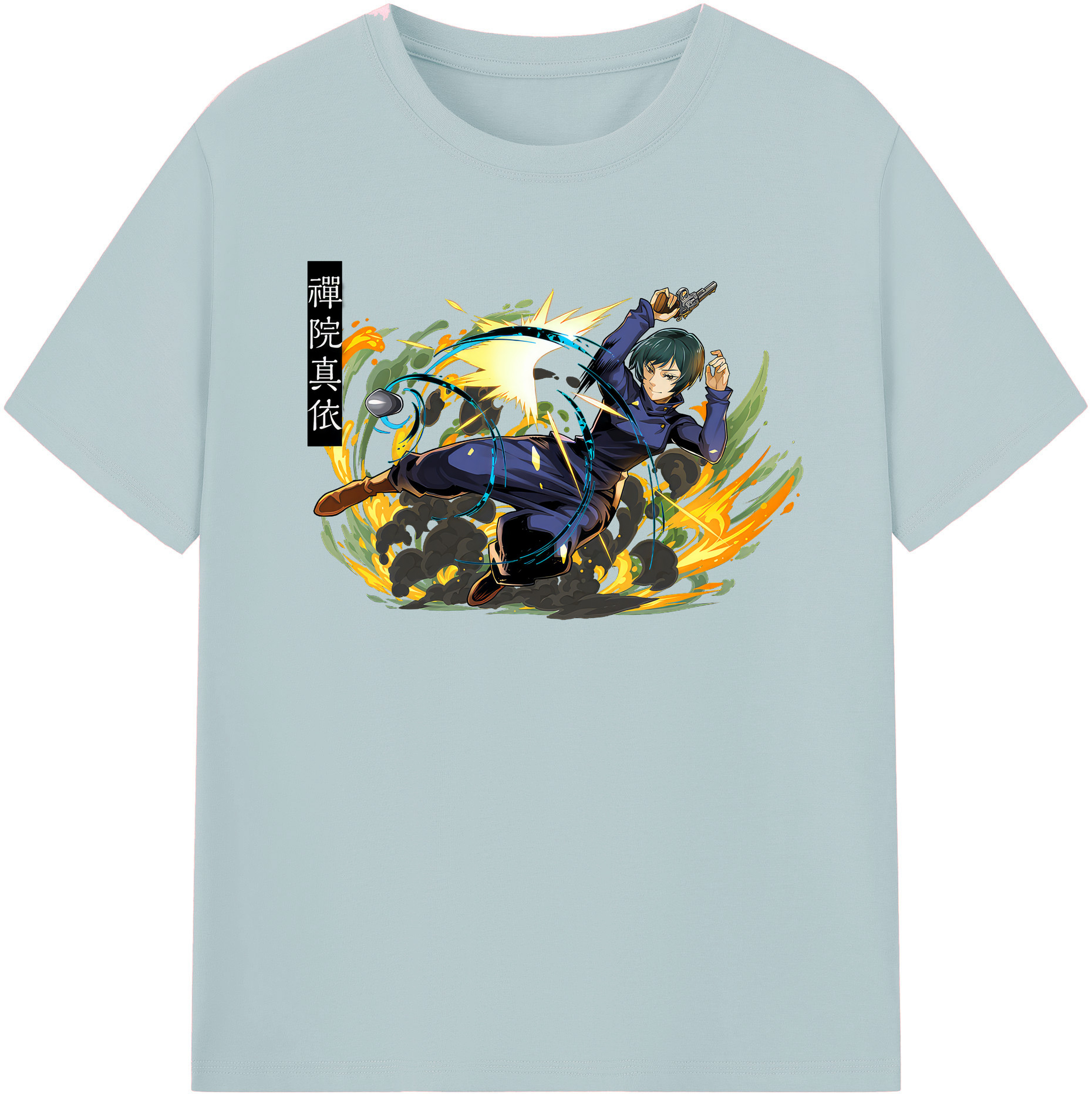 （画像用） 呪術廻戦 Jujutsu Kaisen 綿100％半袖Tシャツ（フロントプリント）